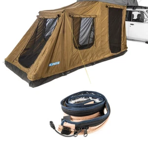 Kings Roof Top Tent 6 man Annex ONLY + 1.3m LED Strip Camping Light Outdoor - Picture 1 of 12
