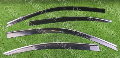 Viseiras de ventilação Lexus LS460 LS600H 2007-2009 protetoras contra chuva todas as 4 portas OEM usado - Imagem 1 de 4