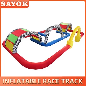Giant Inflatable Race Track Air Race Track Rc Mega Blow Up Arena Playground Toys - Picture 1 of 24