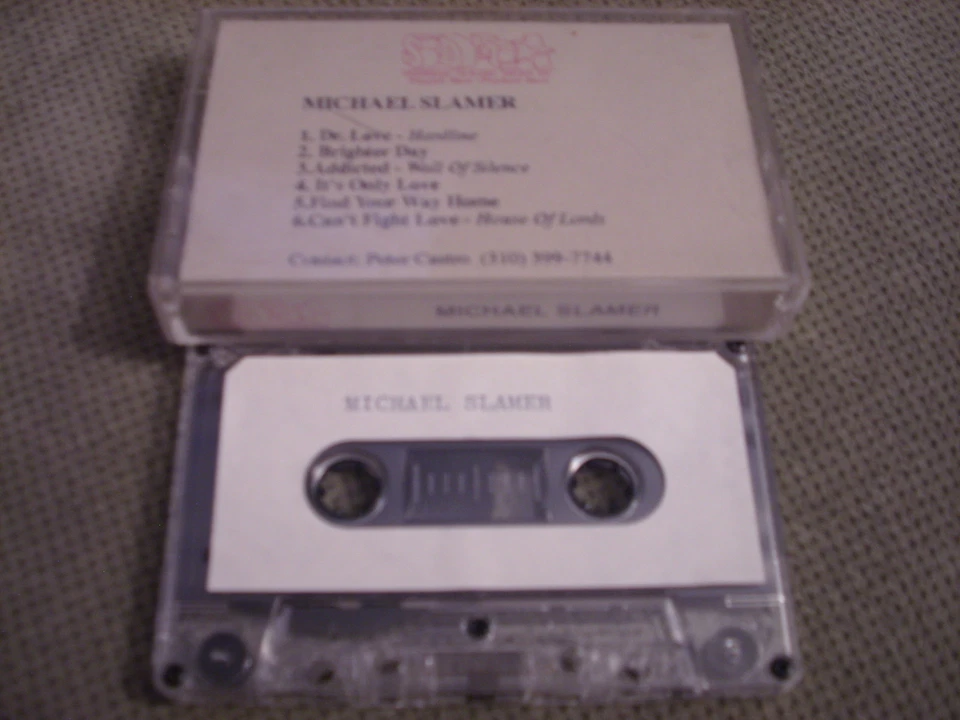 RARE PROMO Michael Slamer writer CASSETTE TAPE House Of Lords KISS Paul Stanley - Image 1 of 2