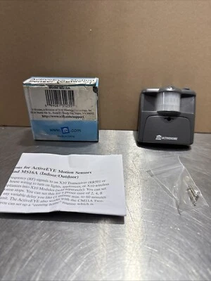 X-10 MS16A-WActiveEye Motion Sensor Outdoor SmartHome Home Security Alarm System - Image 1 of 4