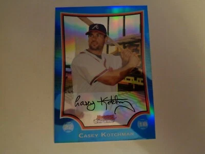 2009 Bowman Chrome Refractor Casey Kotchman Card #64 Serial #111/150 - Image 1 of 2