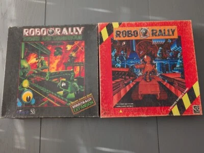 WOTC RoboRally Robo Rally (1st Edition) Collection w/3 Expansions & Metal Robots - Image 1 of 4