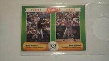 1992 French's Baseball Cards Sealed Hangtag Pack, 3 Cards Ventura/Williams. LooK