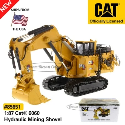 Pá hidráulica de mineração diecast masters 85651 escala 1:87 HO CAT CATERPILLAR 6060 - Imagem 1 de 4
