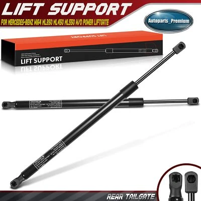 2x Soportes de elevación de puerta trasera amortiguadores puntales para Mercedes-Benz ML320 ML350 ML450 Foto 1 de 4