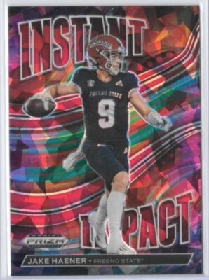 2023 Panini Prizm Draft Picks Instant Impact Jake Haener  - Image 1 of 2