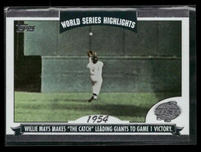 2004 Topps #WS-WM Willie Mays World Series Highlights (Series One) Series 1 - Image 1 of 2