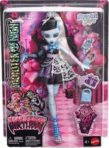 Monster High Scary Sweet Muñeca de Cumpleaños, Frankie Stein en Vestido de Fiesta Negro - Imagen 1 de 3