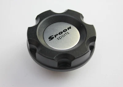 Spoon Sports Honda Engine Oil Cap Aluminium Black Civic Accord Type R S2000 - image 1 of 4