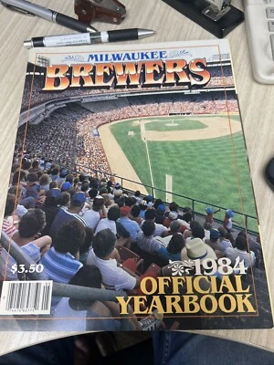 Milwaukee Brewers Official 1984 Yearbook National League Central Yount & Molitor - Image 1 of 4