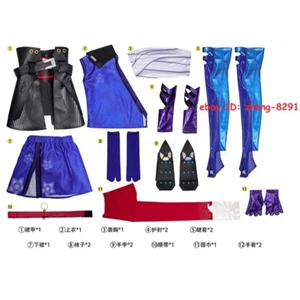 Game Marvel Rivals Psylocke Cosplay Costume Outfit Halloween Full Set Dress Suit - Picture 1 of 26