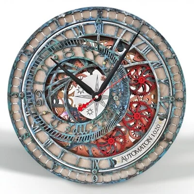 Enchanted Orloj Astronomical Wall Clock - 16" Rotating Gears Wizard Tower Clock - Image 1 of 4