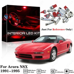 20pcs Red Interior LED Light Package Kit For Acura NSX 1991 1992 1993 1994-2005 - Picture 1 of 12