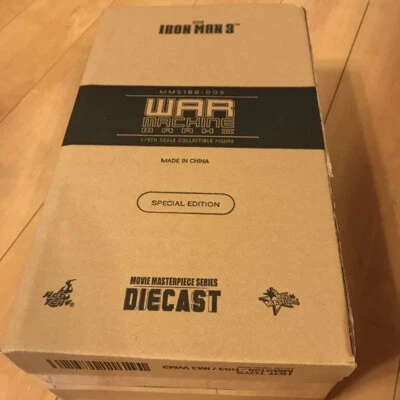 NEW  Hot Toys WAR MACHINE DIECAST SIDESHOW EXCLUSIVE IRON MAN 3 MMS198-D03 - Image 1 of 4