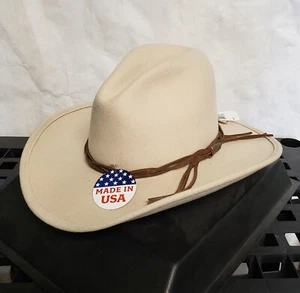 STETSON GUS CRUSHABLE WOOL COWBOY WESTERN HAT - Picture 1 of 10