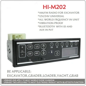 12 V 24 V Modell Hi-M202 Bagger Radio Bluetooth USB kompatibel für iPhones iPad - Bild 1 von 12