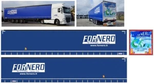 Nuova Grafica FORNERO CO2 adesiva trasparente per rimorchi centinati Herpa 1/87. - Foto 1 di 1