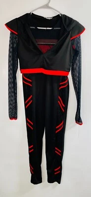 Sexy Mono con Capucha Luchador Dragón Ninja Guerrero Niña Halloween Adulto Disfraz M Foto 1 de 4