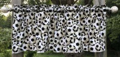 Занавеска спортивная футбольная Valance спортивная соревновательная игра мяч спортивная пещера для мальчика спортсмена - Изображение 1 из 4