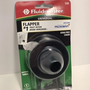Fluidmaster Universal Solid Frame Toilet Flapper Black 2" 500