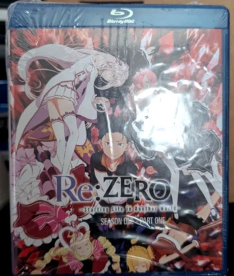 RE:Zero Starting Life in Another World COMPLETE Season 1 One Part 1 Blu-Ray New  - Image 1 of 2