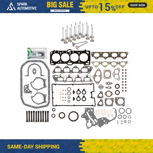 MLS Full Gasket Set Intake Exhaust Valves Fit 89-92 Mitsubishi Eagle Dodge 4G63 - Bild 1 von 12