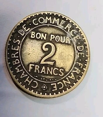 Francia 1923 🇫🇷 • 2 francos • En estado bastante bueno/en estado bastante bueno+ Foto 1 de 3
