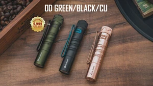 Olight i5R EOS 350 Lumen wiederaufladbare LED Taschenlampe, lila, Pflaume, rosa rot, Cu - Bild 1 von 43