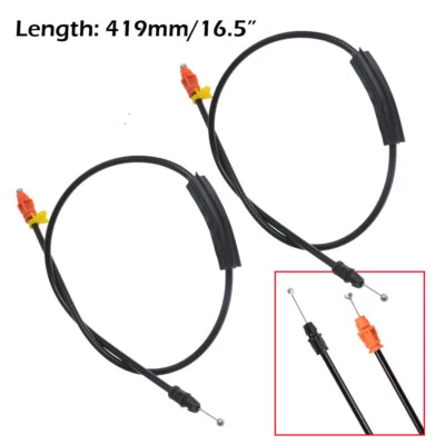 Paquete de 2 cables de cierre de manija interior de puerta delantera de 16" para Chevy Silverado Tahoe 07-14 Foto 1 de 4