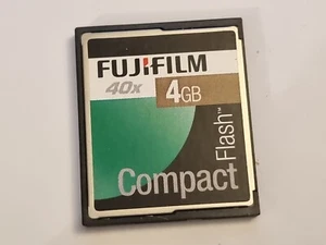 FUJIFILM 4GB COMPACT FLASH CARD 40X SPEED - UK SELLER - FREE POSTAGE - Picture 1 of 1