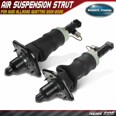 2x Conjunto de puntal de suspensión neumática trasera izquierda y derecha para Audi Allroad Quattro 2001-2005 Foto 1 de 4