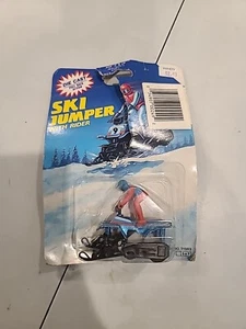 Vintage EFS Die Cast Pull Back Action Ski Jumper With Rider - Picture 1 of 8