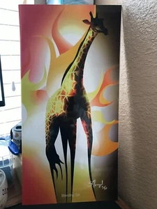 Metallic Print by Scott Menzel - Giraffe - STANDING TALL - Picture 1 of 4