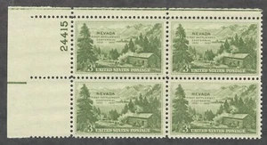 US. 999. 3c. Carson Valley. Hundertjähriger Besiedlung von Nevada. PB4. postfrisch. 1951 - Bild 1 von 1