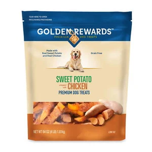 64 oz Sweet Potato Wrapped Chicken Dog Treats - Tasty and Nutritious Snack - Picture 1 of 9