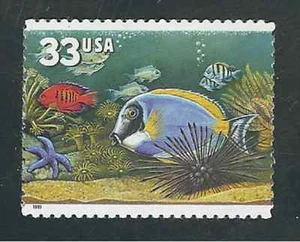 Scott #3319...33 Cent.. .Reef Fish...2 Stamps - Picture 1 of 1