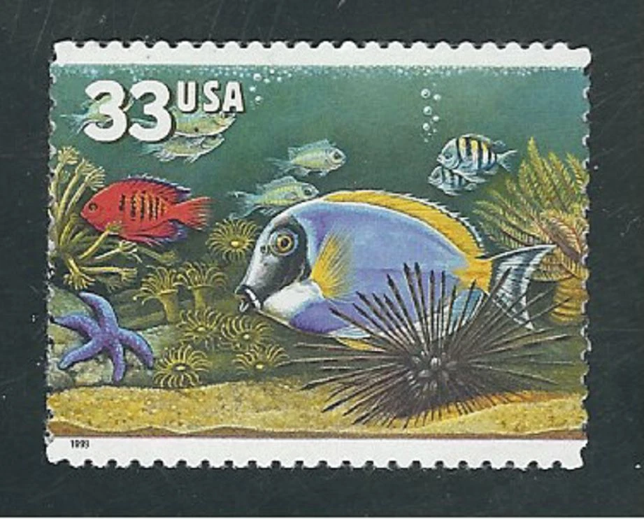Scott #3319...33 Cent.. .Reef Fish...2 Stamps - Image 1 of 1