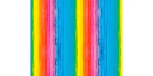 URSUS Carta Trasparente Strisce Arcobaleno 50x61 cm 115 g/mq Carta Colorata - Foto 1 di 1