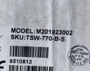 Crestron TSW-770-B-S 7" Black touch panel, NEW SEALED BOX - Picture 1 of 3