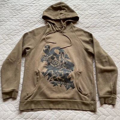 Marc By Marc Jacobs 涂鸦图案连帽运动衫男式中号绿色 — 第 1/4 张图片