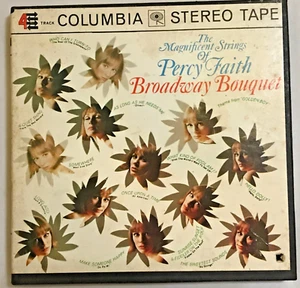 7-1/2ips Broadway Bouquet The Magnificent Percy Faith Strings Reel Tape - Picture 1 of 3