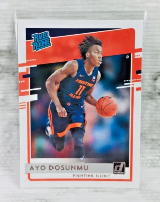2021 CHRONICLES DONRUSS DRAFT PICKS #44 AYO DOSUNMU RC RATED ROOKIE CARD!! - Image 1 of 2