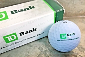 (3) New #1 TD Bank Logo Golf Balls in Sleeve Callaway Warbird Plus - Picture 1 of 5