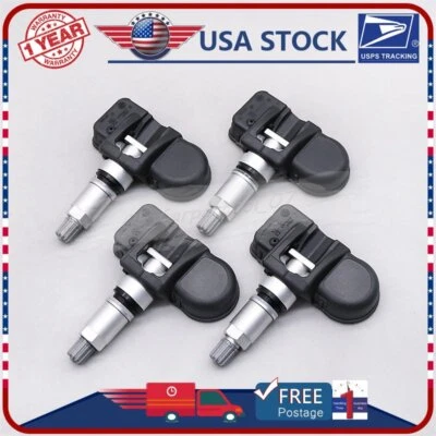 Juego (4) Sensor de presión de neumáticos TPMS apto para Mercedes-Benz C250 C300 C350 E250 E350 Foto 1 de 4