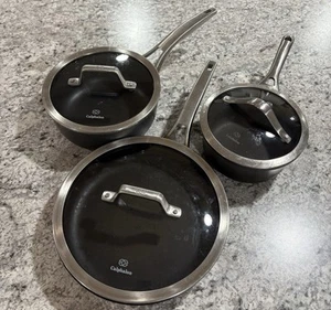 Juego de utensilios de cocina y sartén Calphalon con tapas utensilios de metal seguro metal - Imagen 1 de 14