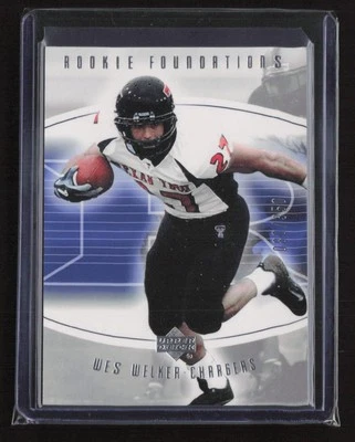 2004 Upper Deck Foundations #240 Wes Welker #/350 RC - Image 1 of 2