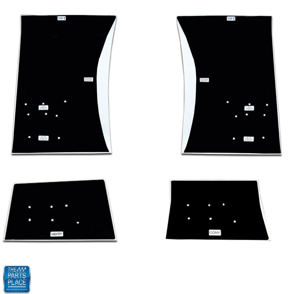 Oldsmobile Cutlass 1970-72/442 W-30 guardabarros y plantilla emblema maletero Foto 1 de 1