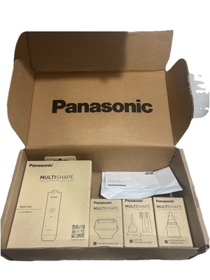 Panasonic Multi Shape Electric Trimmer Main Unit +  Trimmer Heads & Toothbrush - Image 1 of 4