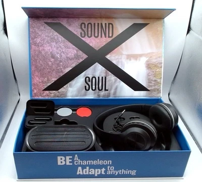 SXS Chameleon2 Black 5-in-1 Bluetooth Combo Kit – Speaker, Headphones & Earbuds - Image 1 of 4
